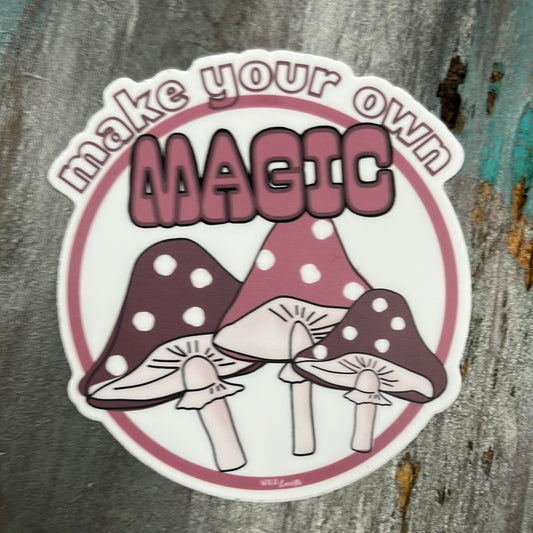 Make Your Own Magic Mushrooms Sticker