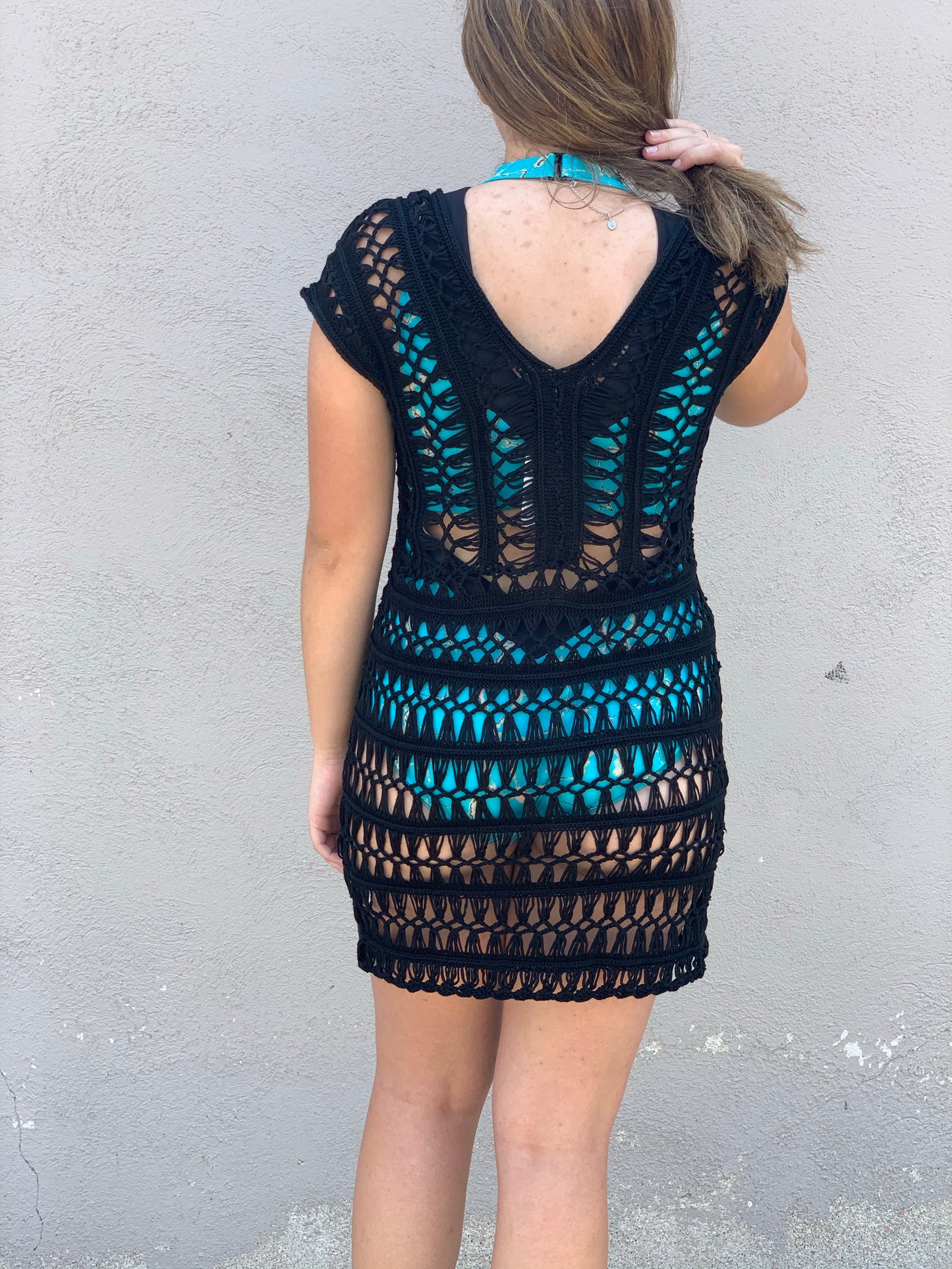 Lace Crochet Dress or Swim Cover