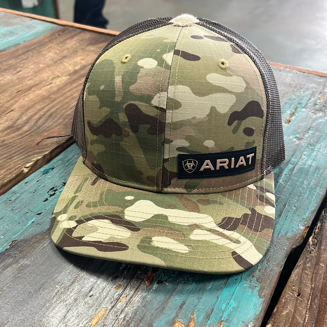 Men's Ariat Camo Snapback Cap/Hat