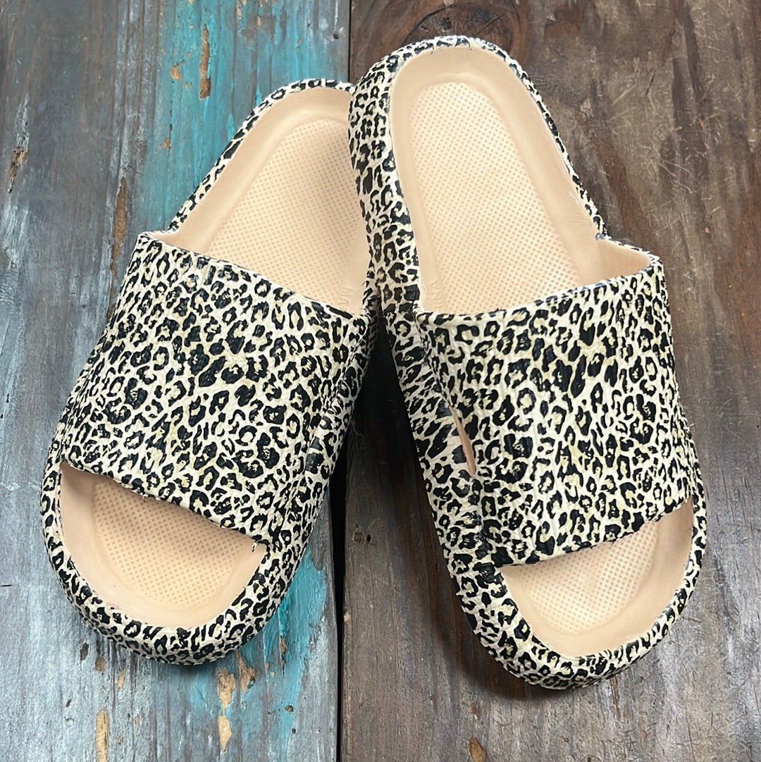 The Leopard Cloud Sandal Shoes