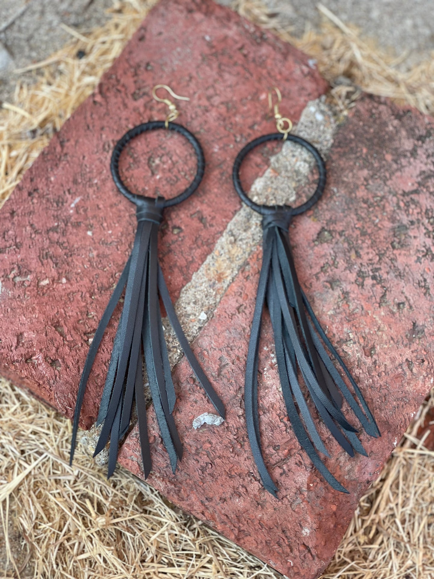 Laredo Leather Earrings (Two Colors)