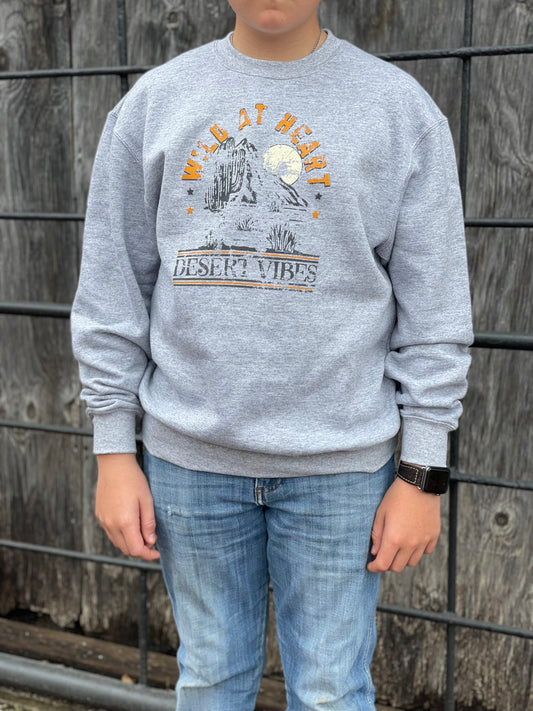 Wild at Heart Desert Graphic Youth Sweater