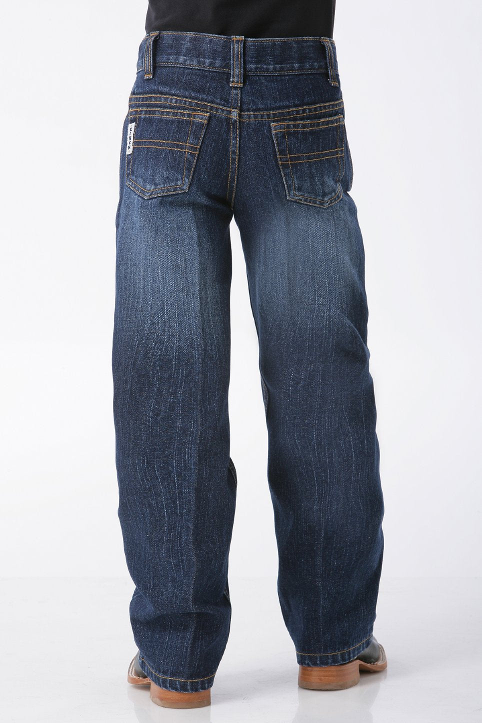 Cinch Boy's White Label Dark Wash Jeans