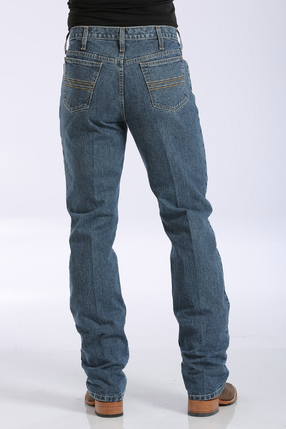 Cinch Men's Slim Fit Silver Label Jeans, Medium Stone Wash Jeans