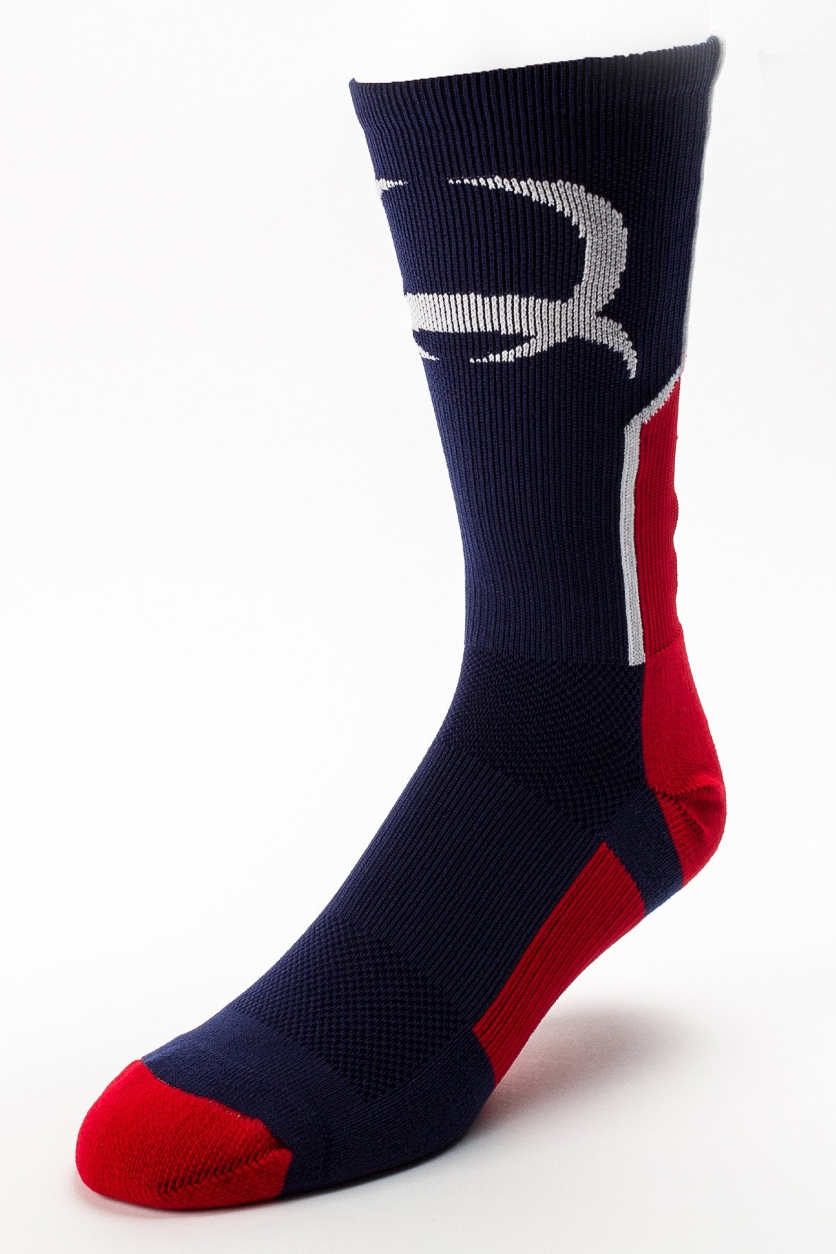 Cinch Men's Red and Navy Crew Sock Sock