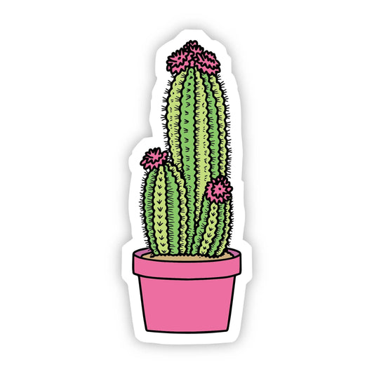 Floral Cactus Sticker