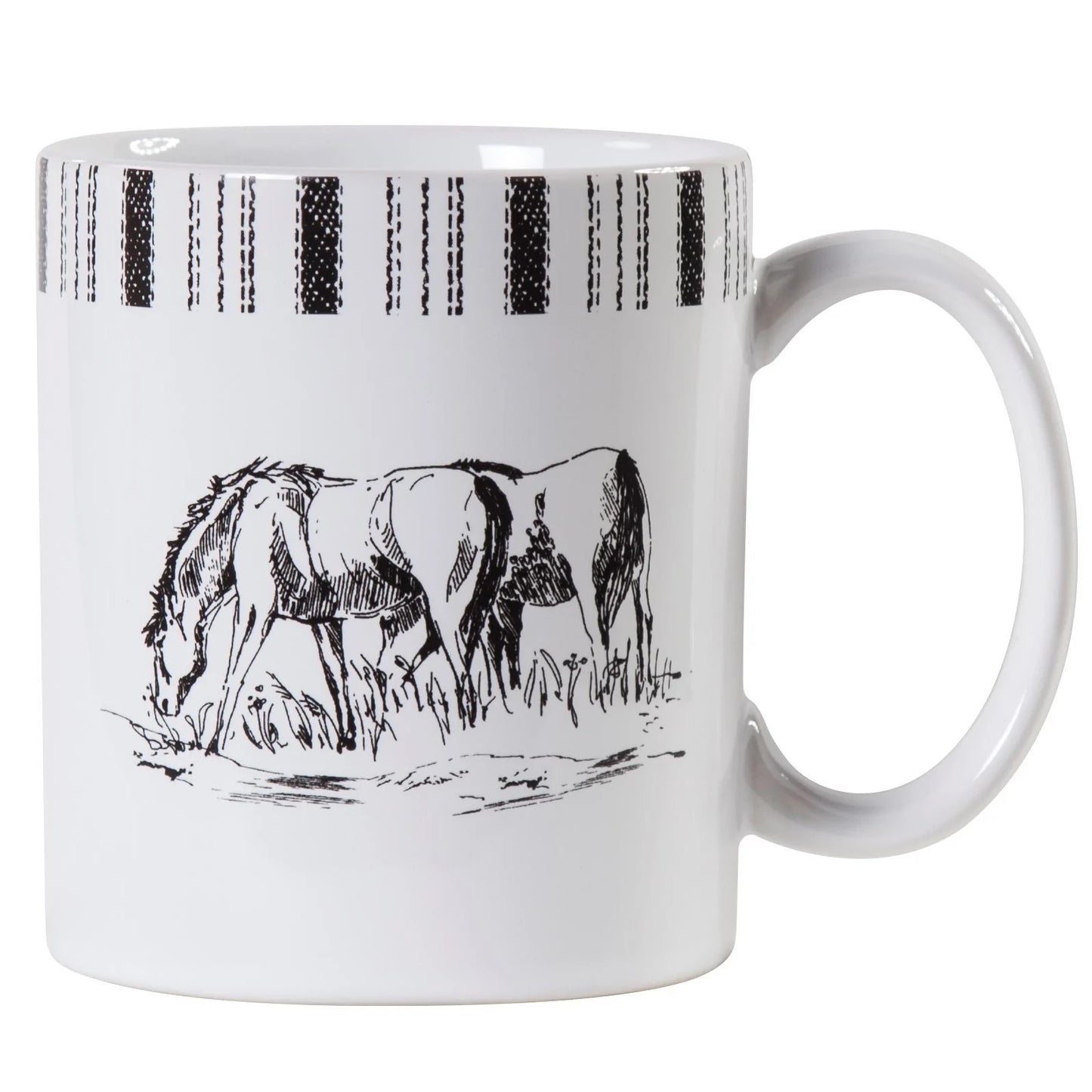 The Ranch Life Remuda Horse Mug (two colors)