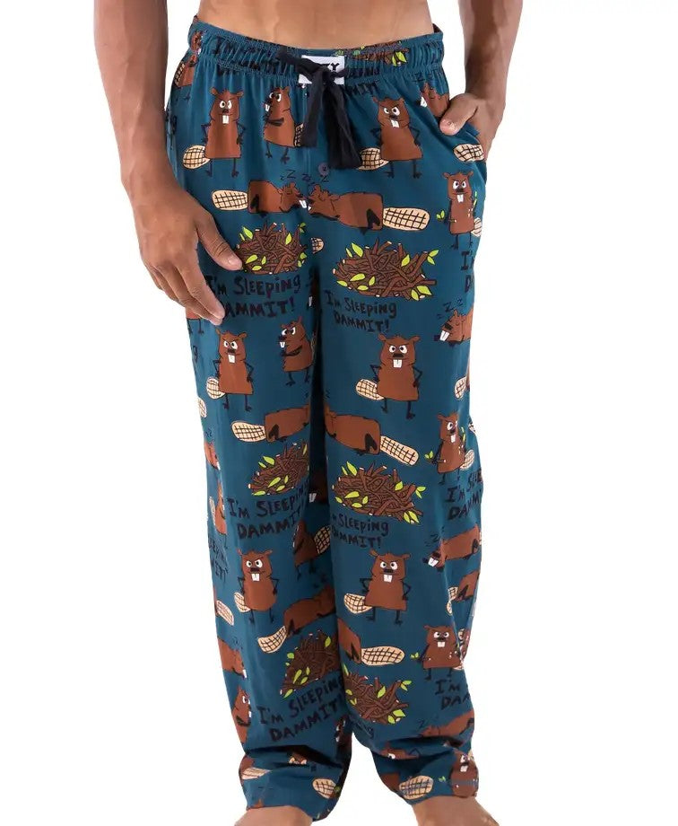 Lazy One Men's Sleeping Dammit PJ Pants